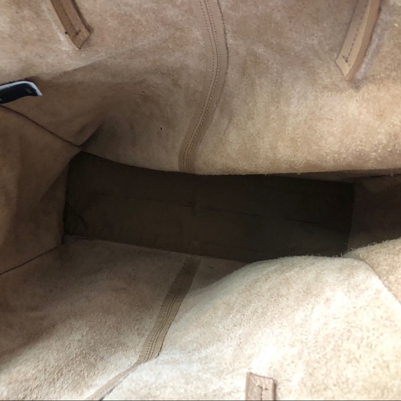 GAP Tan Leather Tote Bag - Picture 2 of 7